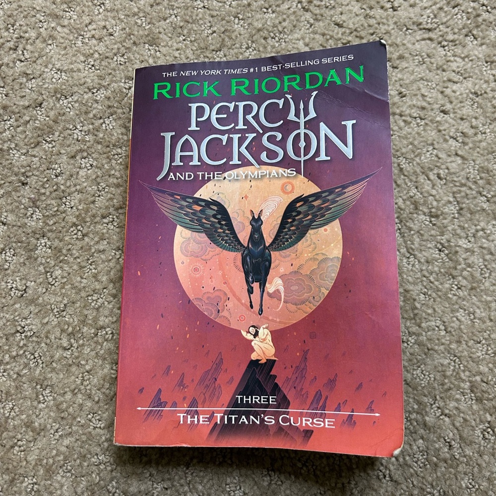 Percy Jackson and the Olympians, Book Three: The Titan's Curse Paper Back Book